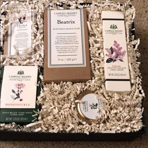 Scented products to use in the bathroom.
